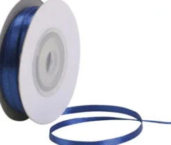 Satinbånd - B 3 MM - Kongeblå - 30 M