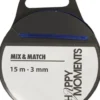 Satinbånd - B 3 MM - Mørk Blå - 15 M