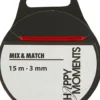 Satinbånd - B 3 MM - Rød - 15 M
