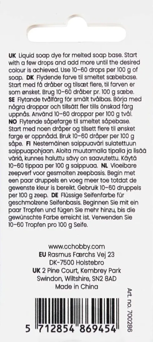 Sæbefarve - Beige - 10 ML