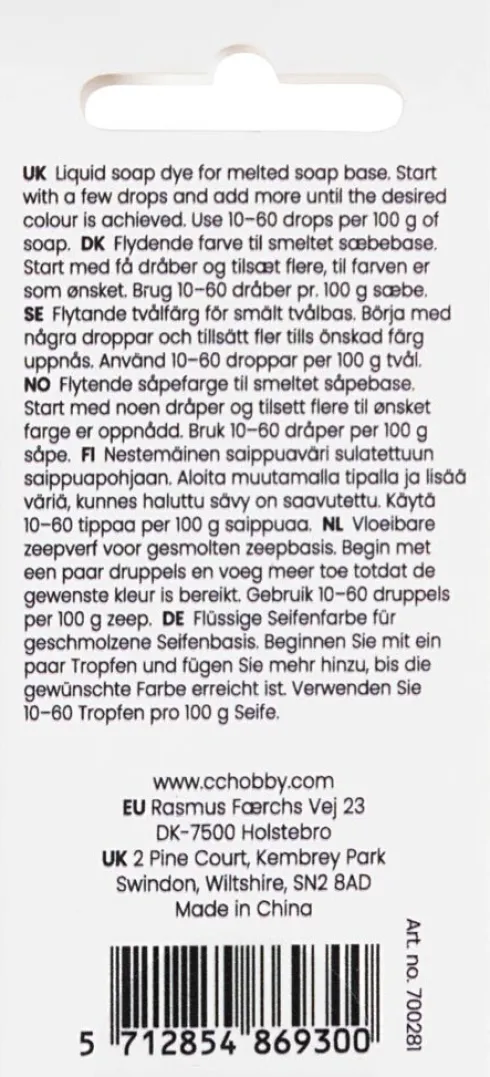 Sæbefarve - Grøn - 10 ML