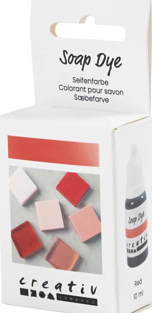 Sæbefarve - Rød - 10 ML