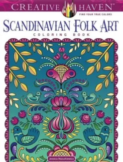 Scandinavian Folk Art Coloring Book