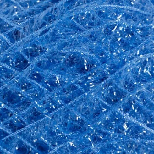 Scrubby Garn - L 90 M - Blå - 50 G