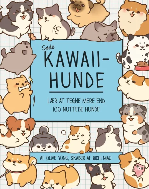 Søde Kawaii-Hunde