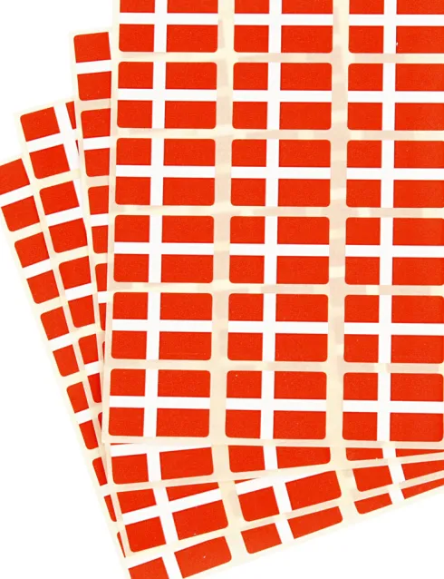 Selvklæbende Flag - Str. 15X22 MM - 72 Stk