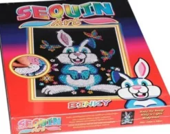 Sequin Art - Kaninen Binky - 25 X 34 CM