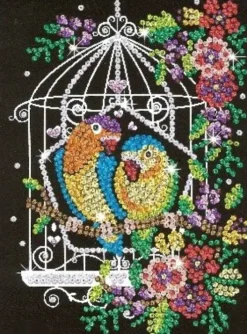 Sequin Art - Sommerfugl - 25 X 34 CM