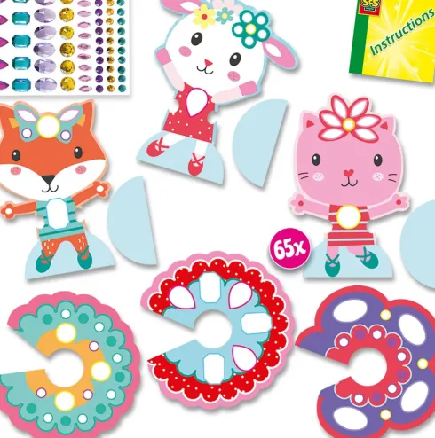 Ses Creative - Diamantmosaik Dansende Dyr - S14048