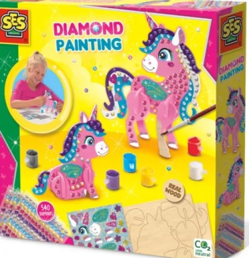 Ses Creative - Diamond Painting - 3D Enhjørning