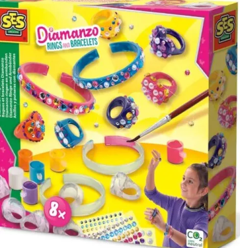 Ses Creative - DIY Armbånd Og Ringe - Diamanzo