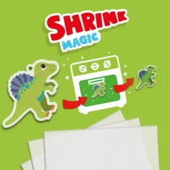 Ses Creative - Krympeplast - Dinosaur Nøgleringe - S14294