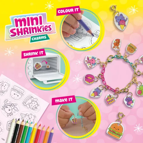 Ses Creative - Krympeplast - Mini Shrinkies - Lækre Snacks