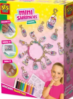 Ses Creative - Krympeplast - Mini Shrinkies - Søde Enhjørninger