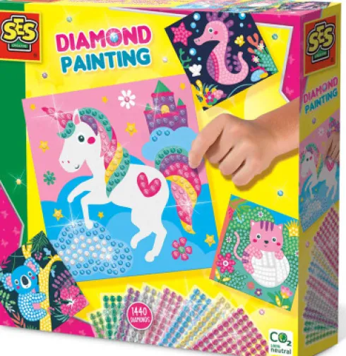 Ses Creative - Mal Med Diamanter - Glade Dyr