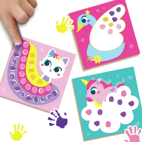 Ses Creative - Min Første - Fingermaling - Fantasi Figurer