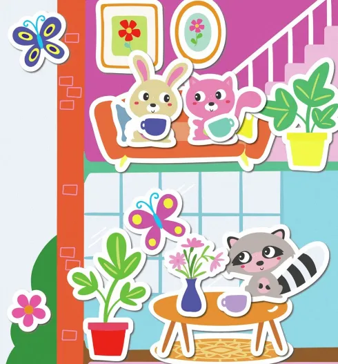 Ses Creative - Min Første Plakat Med Klistermærker - S14476