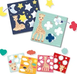 Ses Creative - Sophie La Girafe - Klæbende Brikker