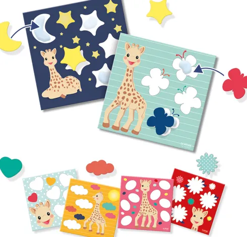 Ses Creative - Sophie La Girafe - Klæbende Brikker