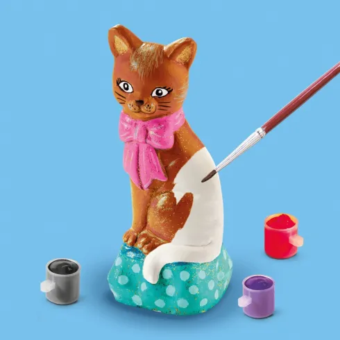 Ses Creative - Støb Og Mal Sæt Til Børn - Kat