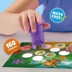 Ses Creative - Stempel Med Klistermærker - Jungledyr