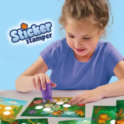 Ses Creative - Stempel Med Klistermærker - Jungledyr