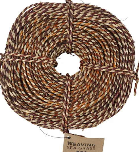 Søgræssnor - Tykkelse 3,5-4 MM - Brun - 500 G/ 1 Bundt