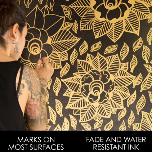Sharpie - Metallic Permanente Markers - Guld/Sølv/Bronze - 3 Stk