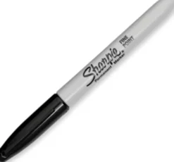 Sharpie - Permanent Markers Fin Spids - Sort - 12 Styk