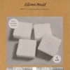 Silikoneform - Firkantet Med Grafisk Motiv - H 2,4 CM - L 6,8 CM - 4Stk