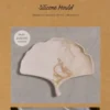 Silikoneform - Gingko Blad - H 1,5 CM - L 18,5 CM - B 14,8 CM - 1 Stk