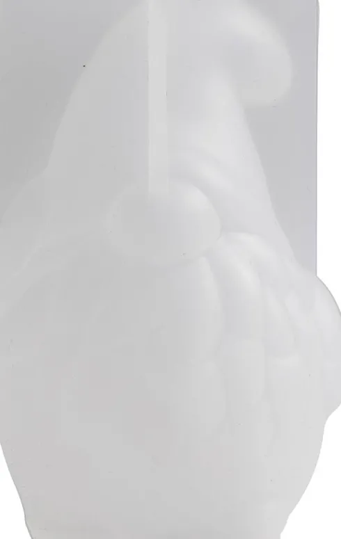 Silikoneform - Julemand - H 10 CM - B 6,5 CM - Mat Transparent - 1 Stk