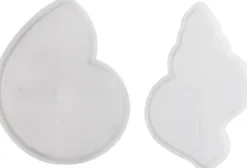 Silikoneform - Konkylie - H 0,6 CM - L 12 CM - B 8-9 CM - 2Stk