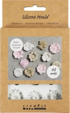 Silikoneform - Marguerit - H 0,5 CM - L 2-2,5 CM - 1 Stk