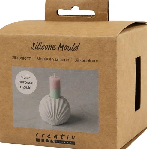 Silikoneform - Muslingelysestage - H 5,5 CM - L 6,8 CM - 1 Stk