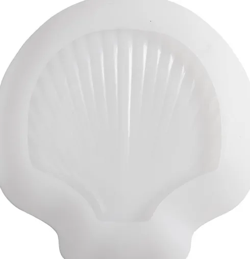 Silikoneform - Muslingeskal - H 2,5 CM - L 14,5 CM - B 14 CM - 1 Stk