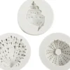 Silikoneform - Søpindsvin - Konkylie - Musling - H 1,5-2 CM - Ø 3,5-6 CM - 3Stk