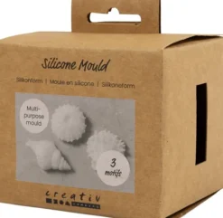 Silikoneform - Søpindsvin - Konkylie - Musling - H 1,5-2 CM - Ø 3,5-6 CM - 3Stk