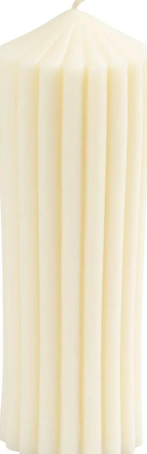 Silikoneform Til Lys Og Andet - Rillet Cylinder