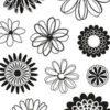Silikone Stempler - Blomster - 11X15,5 CM