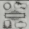 Silikone Stempler - Rammer Med Ornamenter - 11X15,5 CM