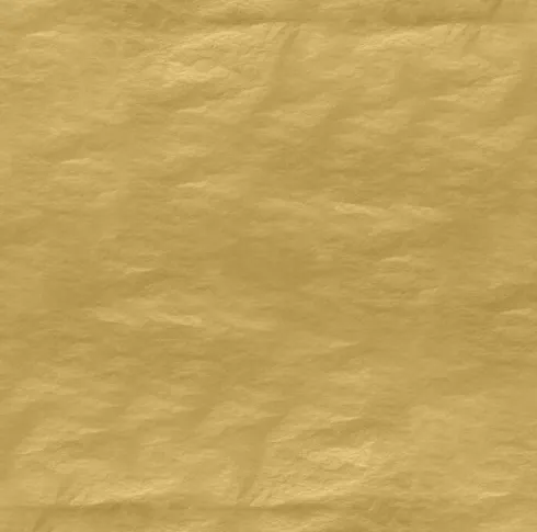 Silkepapir 5 Ark 50 X 70 CM - 18 G - Guld - Haza