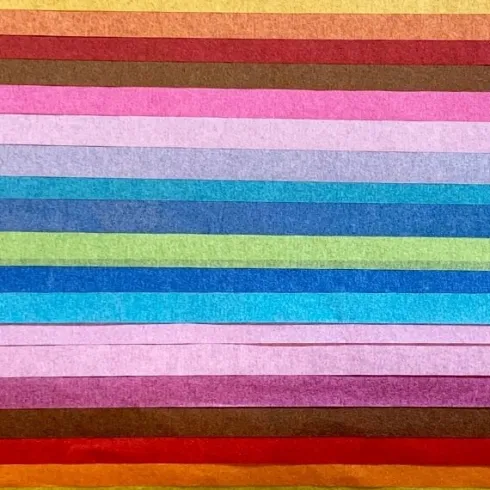 Silkepapir - 50X60 CM - Flere Farver - 10 Ark - Paper Line