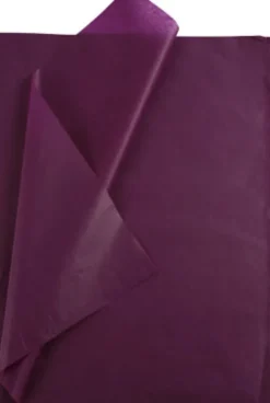 Silkepapir - 50X70 CM - 14 G - Bordeaux - 25 Ark