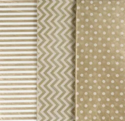 Silkepapir - 50X70 CM - 17 G - Guld - 6 Ark