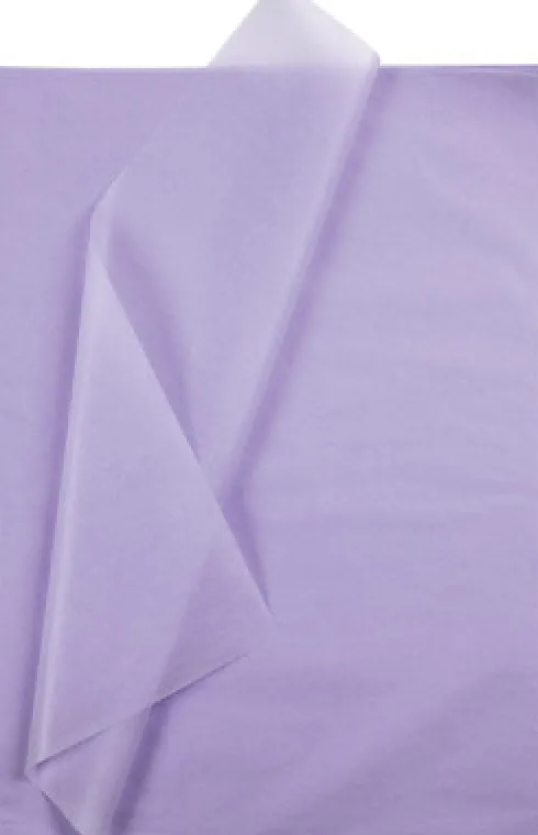 Silkepapir - 50X70 CM - 14 G - Lys Lilla - 25 Ark