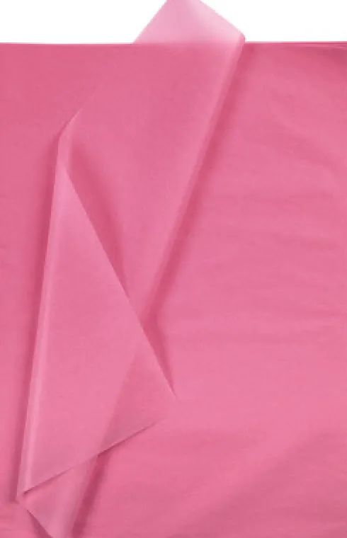 Silkepapir - 50X70 CM - 14 G - Pink - 25 Ark