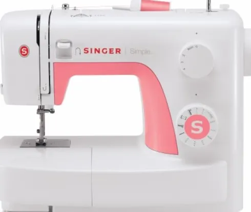Singer - Simple 3210 Symaskine - Hvid Pink