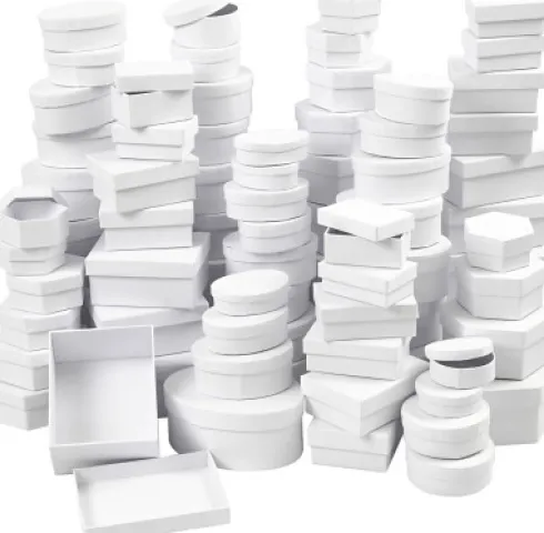 Æsker - Ø 5,5-16 CM - Hvid - 168 Stk. - Assorteret