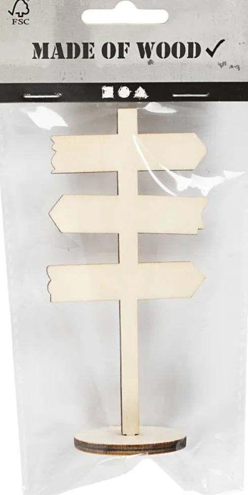 Skilt På Fod - H 12 CM - B 6 CM - 1 Stk